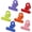 Colored, variant on Colored Bulldog Paper Clips, 30 Pack Small 0.87 Inch Metal Mini Binder Clips Money Clamps for Tags Bags, Shops, Office and Home Kitchen