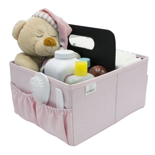 Sorbus Baby Diaper Caddy Organizer Nursery Storage Bin for Diapers