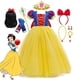 thumbnail image 2 of Disfraz de Blancanieves para niñas, Cosplay para niñas, vestido de princesa de Disney, vestido de cumpleaños para niños, fiesta de Halloween, ropa de lentejuelas, trajes 5T (Etiqueta 120) Gao Jinjia LED, 2 of 2