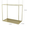 thumbnail image 5 of Benjara 47" Plant Stand with 4 Adjustable Chains-Floating Effect-Iron-Gold, 5 of 5