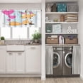 thumbnail image 5 of LALILO Kitchen Curtains and Valances Set of 3 36" Cute Red Window Treatment Tiers for Window Decor, 5 of 5