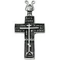 thumbnail image 4 of Old Believer Soldiers Cross, Large Sterling Silver Pectoral (No Chain), 4 of 5
