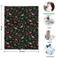 thumbnail image 4 of Pink Dinosaurs Cosmic Stars Blanket,Comfortable Soft Lamb Wool Throw Blanket,All Season,Warm Lightweight Blankets for Sofa Bed Couch Living Room Chair,30"x40", 4 of 4