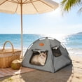 thumbnail image 6 of Semi Enclosed Pet Tent Bed for Small Dogs and Cats - Portable Travel Camping Shelter with Washable Fabric, 6 of 6