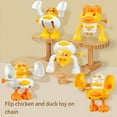 thumbnail image 6 of Interactive Cat Toy Rolling Chain Cute Cartoon Chicken Wind Up Somersault Funny Pet Plaything For Indoor Entertainment, 6 of 9