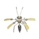 thumbnail image 4 of Colección de modelos de abejas de metal Hobby Manualidades Escultura mecánica Modelo mecánico de bricolaje Estilo C, 4 of 9