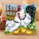 thumbnail image 1 of De Gancho De De Bricolaje Alfombra Que Hace Manualidades Para / Adultos Animal De 16 Pulgadas 16pcs Pulgadas - Pollo Gloria Pillow Latch Hook Rug Kit, 1 of 9