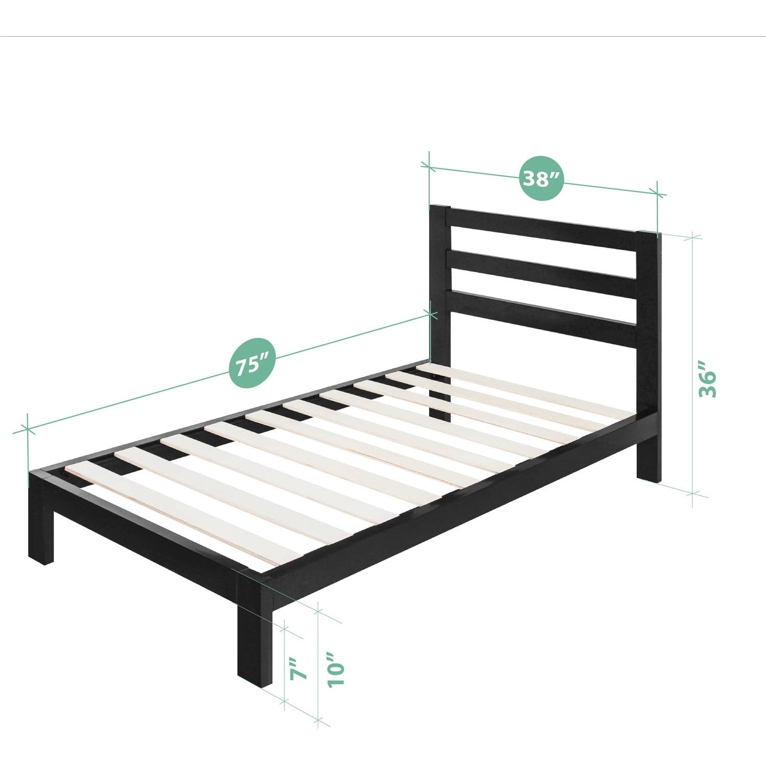 Zinus 10 Metal Platform Bed With Headboard Multiple Sizes Zinus 10 Metal Platform Bed With Headboard Multiple Sizes Com