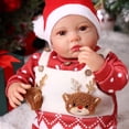 thumbnail image 3 of Muñeca Bebé BABESIDE de 51 cm de Vinilo Suave Realista con Accesorios, 3 of 9