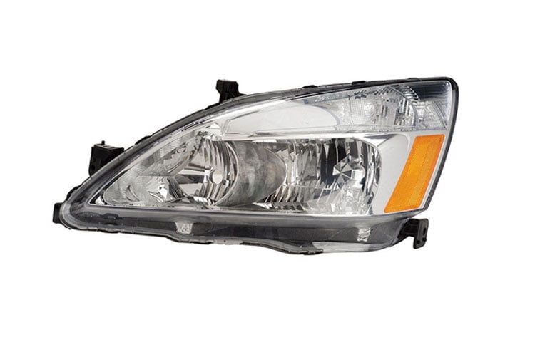 BLACK HOUSING HEADLIGHT+AMBER CORNER+16 LED GRILL FOG LIGHT FOR 03-07 ACCORD UC BLACK HOUSING HEADLIGHT+AMBER CORNER+16 LED GRILL FOG LIGHT FOR 03-07 ACCORD UC
