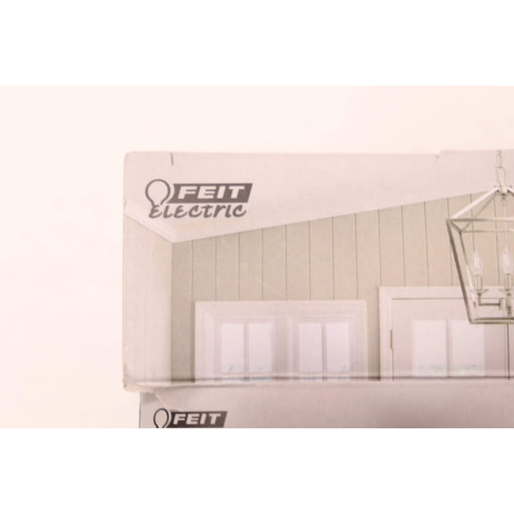 (3-Pk) Candelabra Dim Filament Chandelier LED Light Bulb 2700K 60W Equivalent
