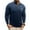 Dark Blue, variant on Xzbqbs Mens Polo Shirts Henley Long Sleeve Button Down Shirts Lightweight Pullover Shirts Slim Fit Soft Stretch Shirts for Men