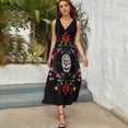thumbnail image 3 of Sugar Skull Sleeveless Dress Summer Women Clothes Dress for Pregnant Women Dresses, 3 of 9