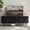 63in-Black, variant on HLR Modern 70" TV Stand for 75" TV, Wood Entertainment Center with 2 Sliding Doors Storage, Brown