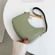 thumbnail image 4 of Bolsas De Hombro Moda mujer cadena de color puro PU Bolso de hombro Casual Hobos Bolso (verde), 4 of 6