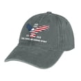 thumbnail image 7 of USA 250th Anniversary Gray Hat Adjustable Funny Fashion Unisex Baseball Cap for Men Women, 7 of 7
