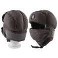 thumbnail image 1 of Gorro acolchado con protección para los oídos, máscara de esquí transpirable para clima frío al aire libre (púrpura), 1 of 7