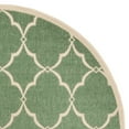 thumbnail image 5 of Safavieh LINDEN 100, GREEN / CREME, 6'-7" X 6'-7" Round, Area Rug, LND125Y-6R, 5 of 6