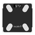 thumbnail image 1 of untoiry Bluetooth Body Fat Scale Smart Backlit Display Scale Water Muscle Mass BMI Body Weight Bathroom Scale, 1 of 7