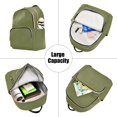thumbnail image 5 of JIALIOU Mini Backpack Purse for Women Quilted Casual Daypack Small Travel Shoulder Bag, Olive Green, 5 of 7