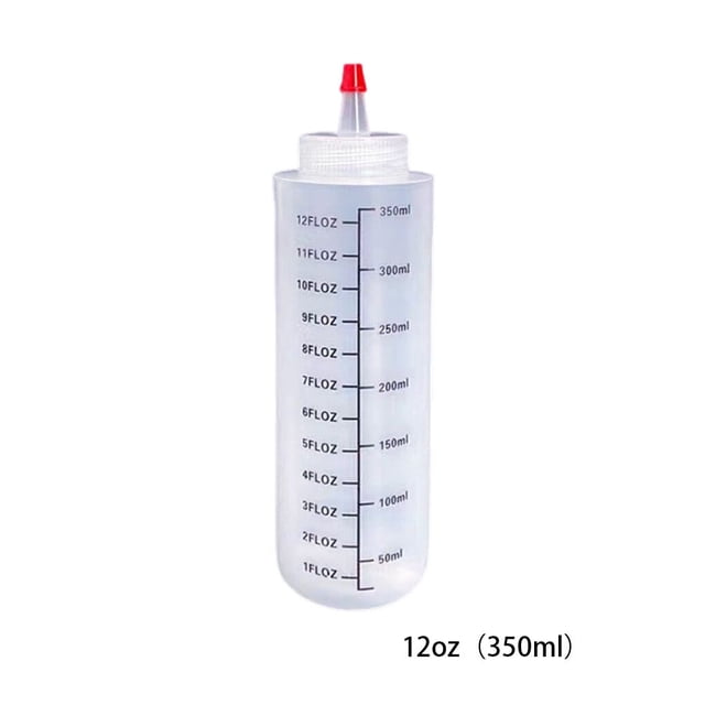 Squeeze Bottles Home Restaurant Kitchen Container Ketchup Containers Sauce Bottle Squeezing Storage Tool Liquid Holders 12oz(350ml)