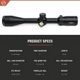 thumbnail image 3 of Athlon NEOS 6-18x44mm SFP Riflescope w/ Center-X MOA Reticle, Black - 216012, 3 of 5