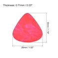 thumbnail image 2 of Púas De Guitarra Unique Bargains 0,71mm Grosor Multicolor Paquete De 24, 2 of 5