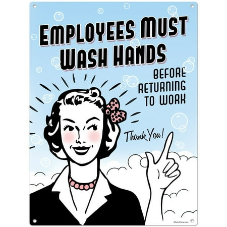 Bathroom Sign At Walmart employees must wash hands metal bathroom sign 12 x 16, Bathroom Sign At Walmart employees must wash hands metal bathroom sign 12 x 16,