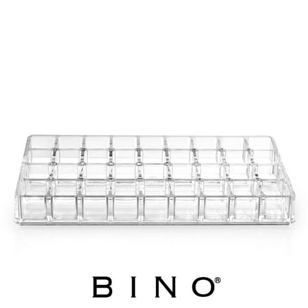 Gorgeous Cosmetics Lipstick (BINO Lips Galore' 36 Compartment Acrylic Lipstick Organizer, Clear and Transparent Cosmetic Beauty Vanity Holder)
