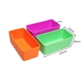 thumbnail image 1 of Silicone Lunch Box Microwaveable Household Square Salad Dressing Compartment Artifact Lunch Box for Kids 180ML 2PCS, 1 of 6