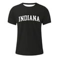 thumbnail image 4 of Aihuaihua Men's White T-Shirts Crew Neck Short Sleeve Breathable Indiana Print Men's Everyday Shirt Stylish Streetwear Clothes Black XXXXXXL, 4 of 5