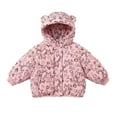 thumbnail image 2 of Esaierr Toddler Baby Boys Girls Winter Coat with Hooded for Kids Lightweight Puffer Jacket Warm Thick Cotton Jacket Outerwear for 1-7Y, 2 of 6