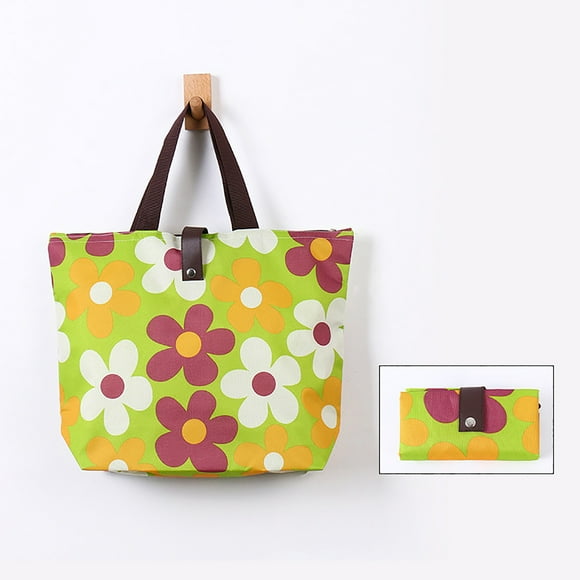 kcavykas Portable Cloth Shopping Bag 600d Foldable Portable Cloth Bag