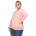 thumbnail image 2 of White Mark Haut Dolman à Bande pour Femme, 2 of 6