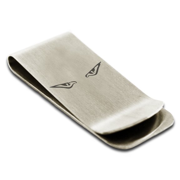 Stainless Steel Star Wars Mandalorian Jaig Eyes Symbol Engraved Money Clip Credit Card Holder