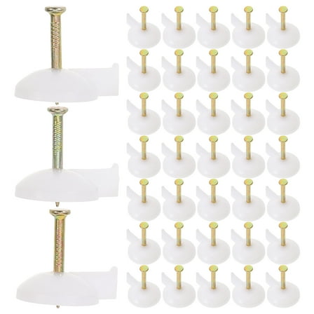 OULII 100pcs Brick Nails for Hanging Metal for Homeowners and DIY Enthusiasts