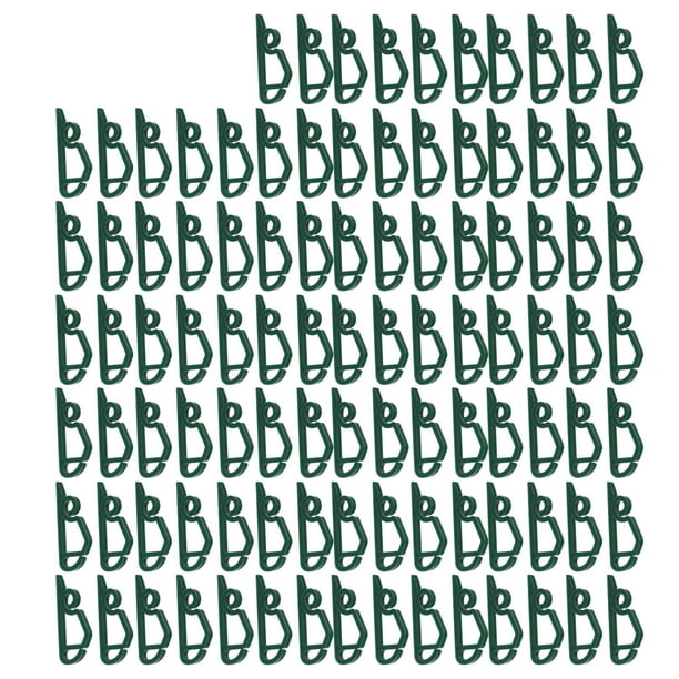 100pcs Christmas Lights Gutter Clips Reusable Waterproof Frostproof