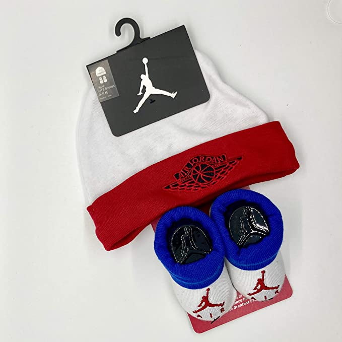 Air Jordan Infant Hat \u0026 Booties 0-6 