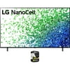 LG 75NANO80UPA 75 Inch HDR 4K UHD Smart NanoCell LED TV 2021 Bundle with Premium 2 Year Extended Protection Plan