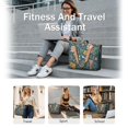 thumbnail image 5 of Tote Bag for Women - Paw Prints and Bones Shoulder Bag - Large Utility Work Duffle Bag with Zipper Handbag for Travel, Work, Sprots, 5 of 5