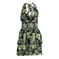 thumbnail image 2 of Madden NYC Women's Juniors Double Tiered Halter Dress, 2 of 5
