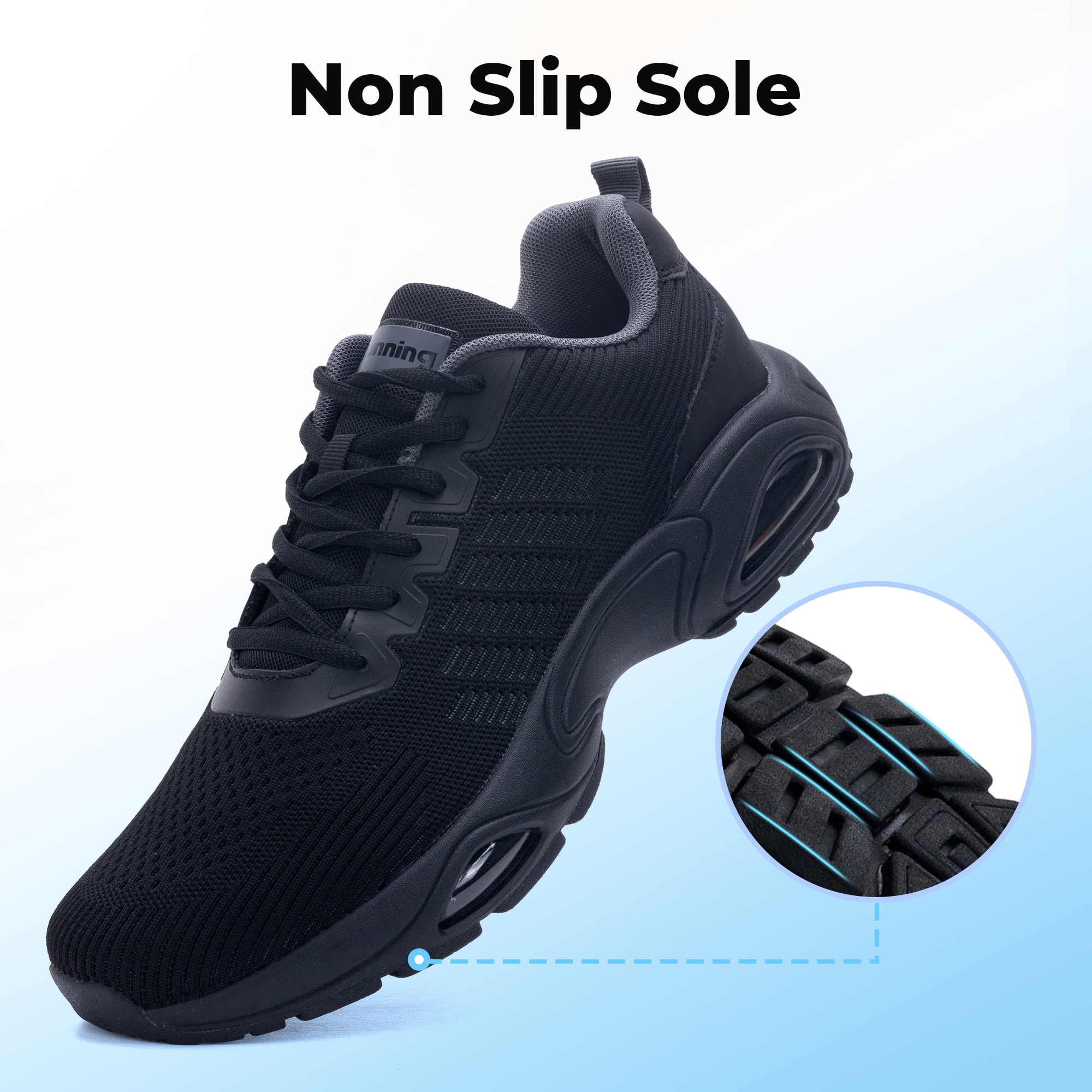 AHUSIR Men's Tennis Running Shoes Breathable Athletic Training Walking Sneakers for Gym Jogging Sports US 7-13