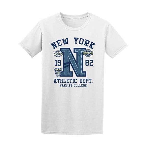 College New York Athletic Dept T-Shirt Men -Image by Shutterstock, Male x-Large
