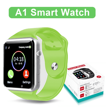 A1 Smart Watch Green Wireless Bluetooth Watches  Wrist Watches Phone Mate for Android Samsung iPhone HTC LG for women