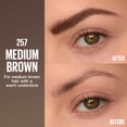 thumbnail image 3 of Maybelline Brow Inserts 2-in-1 Eyebrow Pencil and Brow Gel, Medium Brown, 0.04 fl oz, 3 of 8