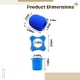 thumbnail image 4 of 10 Sets Microphone Windscreen Foam Cover, Silicone Ring and Anti-Roll Sleeve, Colorful Mic Cover Kit for Handheld Mic, Shakeproof Dustproof Mic Protector for Stage, Karaoke, Podcast Use, 4 of 5