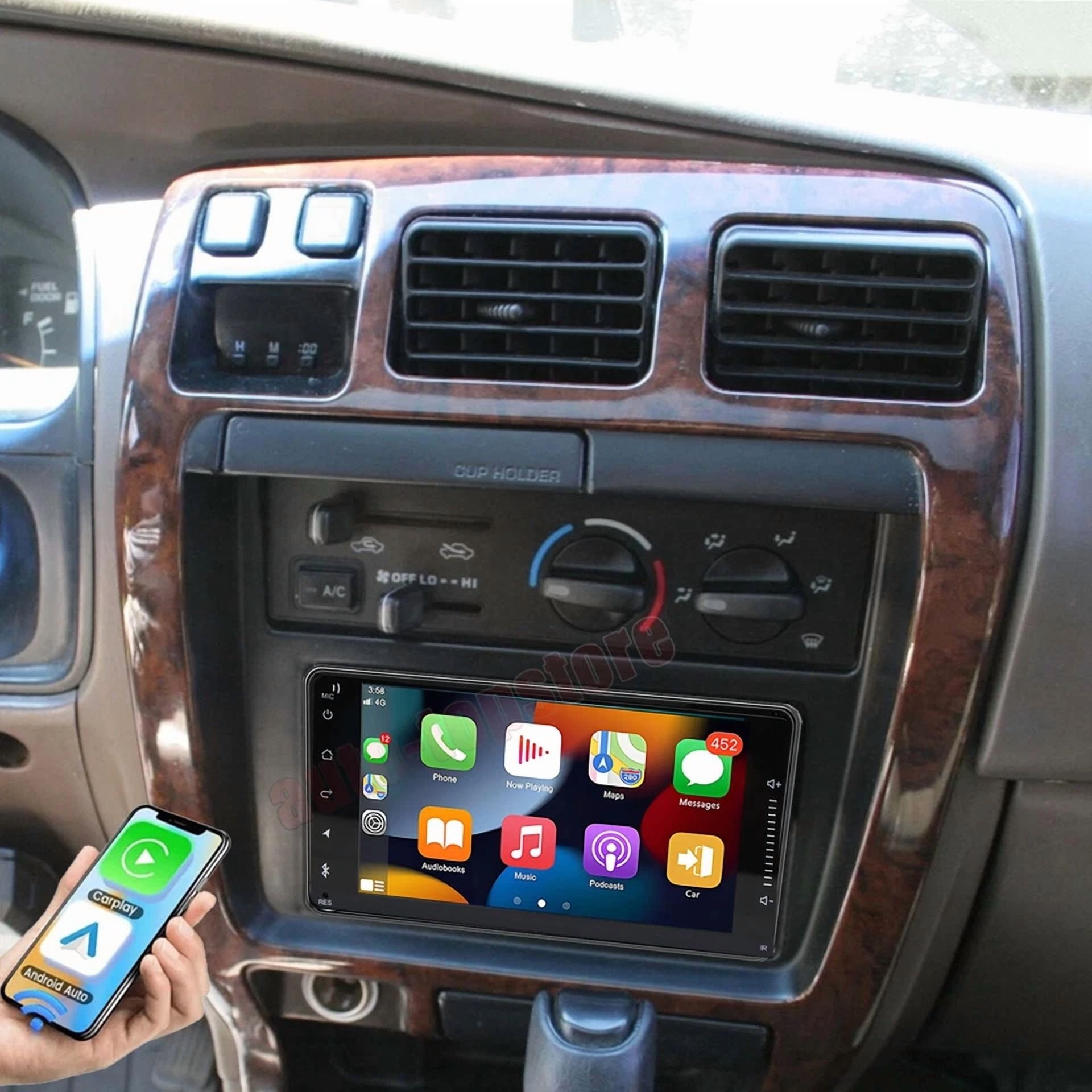 FENGXIH For Toyota 4Runner 1996-2002 Android 13 CarPlay Car Stereo Radio GPS Navi 2+32GB AHD Camera