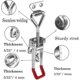 thumbnail image 4 of Heavy Duty Adjustable Toggle Latch Clamp With Lock Hole 660lbs Holding Capacity Large Pull Action Latch, 4 of 4