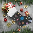 thumbnail image 6 of GZHJMY Christmas Stocking, Personalized Space Planet Large Candy Stocking Hanging Gift, 2 PCS Xmas Stockings Decoration for Family Holiday Party Ornaments Decor Fireplace, 6 of 7