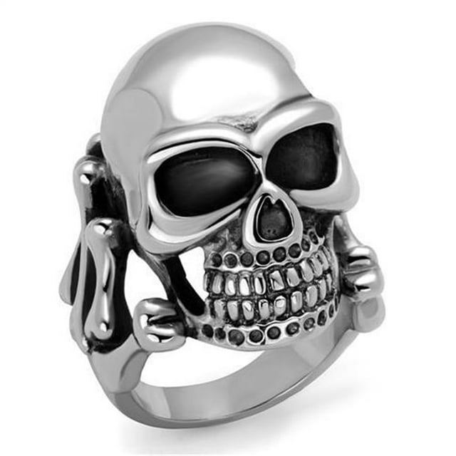 Alamode TK2246-9 Bague en Acier Inoxydable Poli Sans Pierre - Taille 9